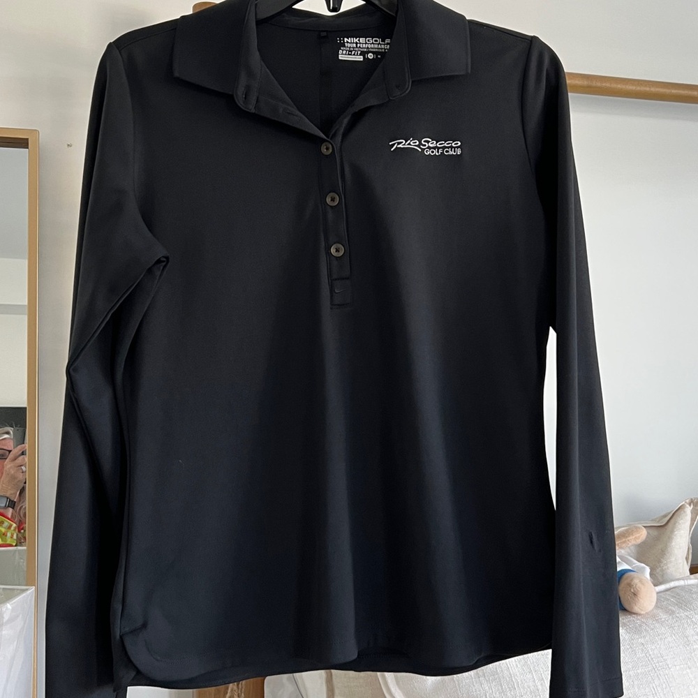 Nike Black DRI-FIT Golf Pullover